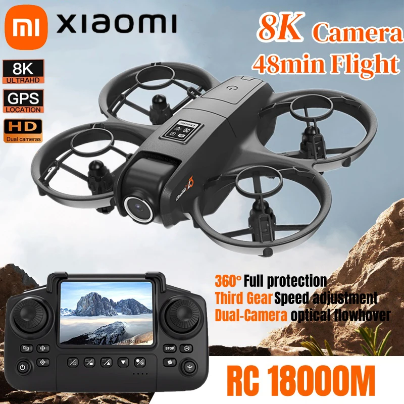 샤오미 YT3 드론 8K 5G GPS 전문가용 HD 항공 촬영 원격 조종 항공기 HD 듀얼 카메라 쿼드콥터 장난감 2025 신제품