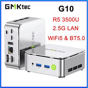 GMKtec G10 미니 PC AMD Ryzen 5 3500U 16GB DDR4 500GB SSD NVME Wifi5 BT5.0 윈도우 11 트리플 디스플레이 게임 오피스 데스크탑 컴퓨터