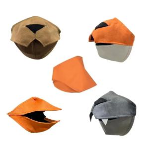 참신한 움직일 수 있는 동물 마스크 3D 편안한 새 부리 얼굴 커버 면 통기성 새 부리 마스크 축제 의상