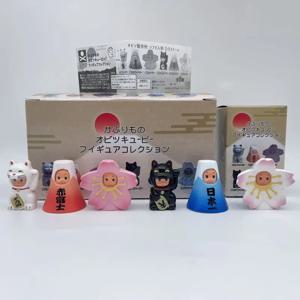 일본 케이피 크로스드레싱 인형 블라인드 박스 장난감 행운의 고양이 후지산 벚꽃 컬렉션 장식품 어린이 선물