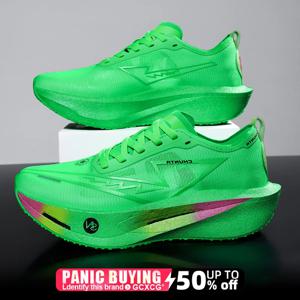 러닝화 카본 보드 전문 마라톤 남성 스포츠 통기성 경량 여성용 편안한 운동화 미끄럼 방지 스니커즈