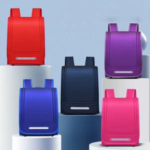 일본 초등학교 가방 우주 학교 가방 1-2 학년 소년 소녀 부담 감소 능선 보호 배낭 영국 배낭