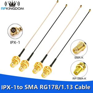 SMA - IPX-1 피그테일 점퍼 RP SMA 암 - U.fl IPX RG178 1.13 케이블 소켓 Wifi 라우터 GPS AP용 잭 커넥터 어댑터