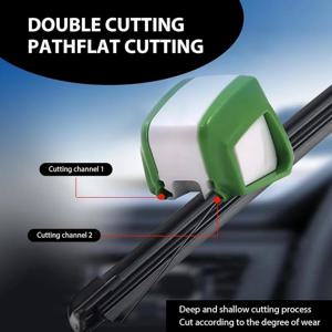 비상 와이퍼 수리 키트 자동차 와이퍼 수리 도구 앞유리 와이퍼 수리 키트 복원기 와이퍼 블레이드 와이퍼블레이드 커터