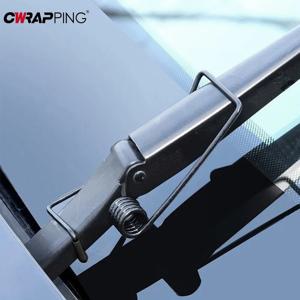 2PCS 자동차 와이퍼 부스터 스프링 와이퍼 암 보호 도구 고무 합금 앞 유리 와이퍼 범용 와이퍼 스프링 자동차 액세서리