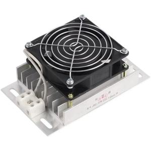 팬이있는 220V 알루미늄 합금 히터, 팬 가열 플레이트 PTC 방지 아이싱 팬 히터 실외 캐비닛 가열 및 제습