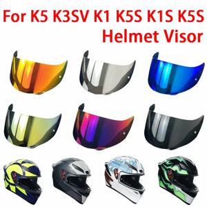 K5 K5S K5-S K3SV K1 K1S 오토바이 헬멧 쉴드 AGV Visera Casco 모토 바이저 K3SV 헬멧 바이저 UV 보호