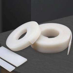 1/5M 흰색 실리콘 고무 씰 스트립 폭 10/15/20/30/40mm 두께 2/3/4/5mm 미끄럼 방지 댐퍼 씰링 가스켓 내열성
