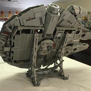 밀레니엄 장난감 디스플레이 스탠드 팔콘 수직 MOC-10219 빌딩 블록 모델 75192 75105 75257 지원 부품 Disp에 적합