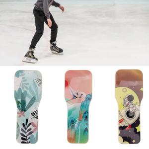 아이스 스케이트 워밍업 도구 경량 플라스틱 세련된 균형 훈련 아이스 스케이트 터닝 보드 연습용 휴대용