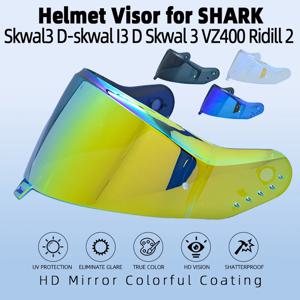 샤크 스쿠왈3 D-스쿠왈 I3 선글라스 D 스쿠왈 3 VZ400 헬멧 바이저 쉴드 리딜 2 윈드쉴드 오토바이 액세서리용 바이저 렌즈