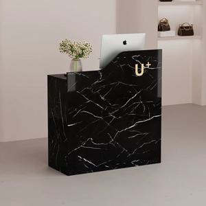 간단한 고급 리셉션 데스크 출납원 아름다움 현대 살롱 작은 바 카운터 클리닉 Escritorio De Recepcion 상업용 가구