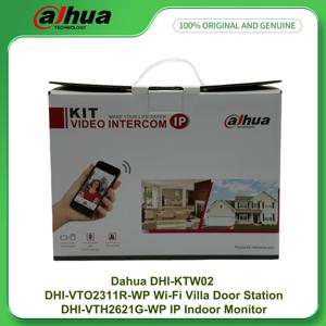 Dahua DHI-KTW02 키트 DHI-VTO2311R-WP Wi-Fi 양방향 비디오 빌라 도어 스테이션 DHI-VTH2621G-WP IP 실내 모니터 7인치 TFT 터치스크린