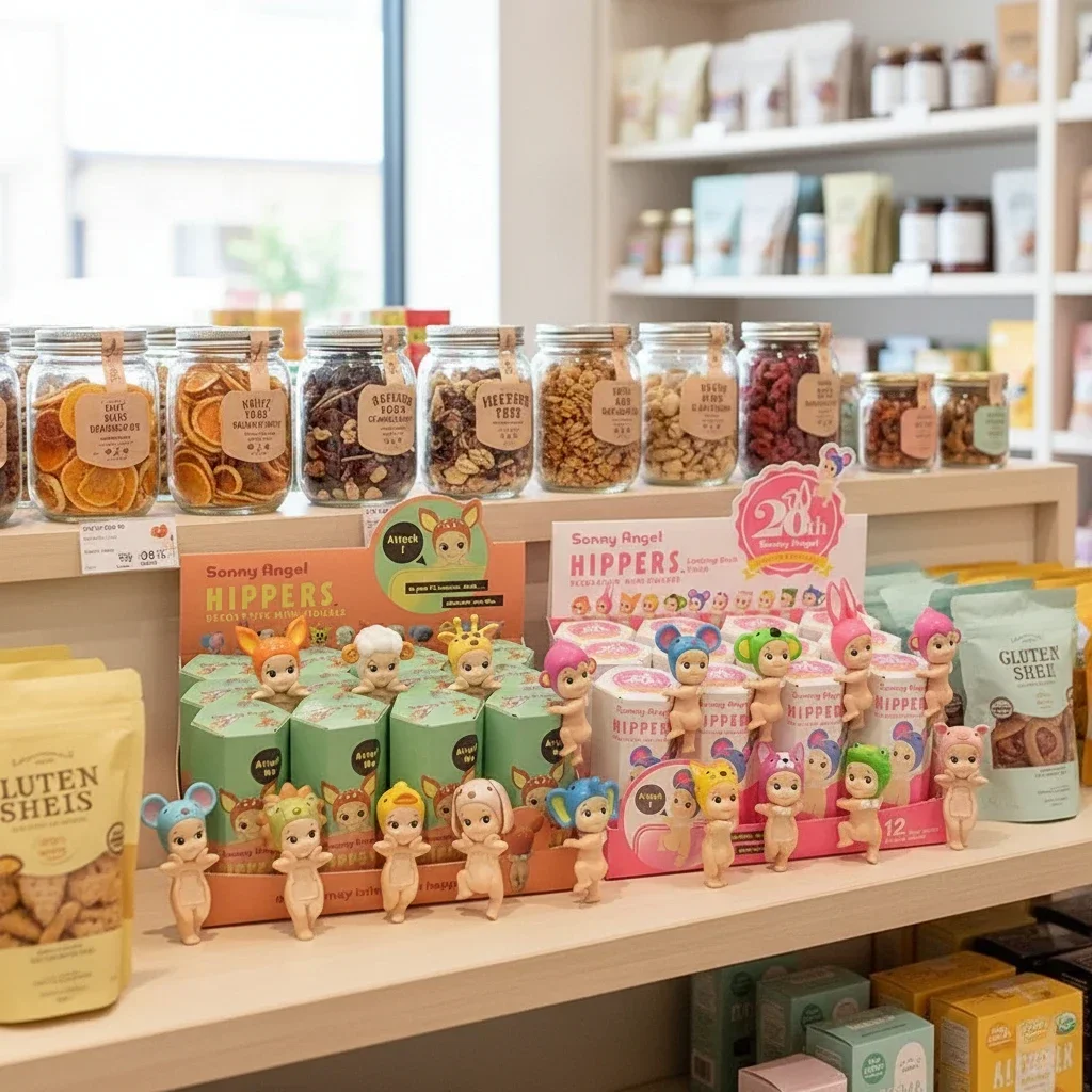 2026 소니 엔젤 히퍼스 블라인드 박스 동물 시리즈 오션 시리즈 귀여운 카와이 피규어 힐링 자동차 전화 장난감 소녀 어린이 선물