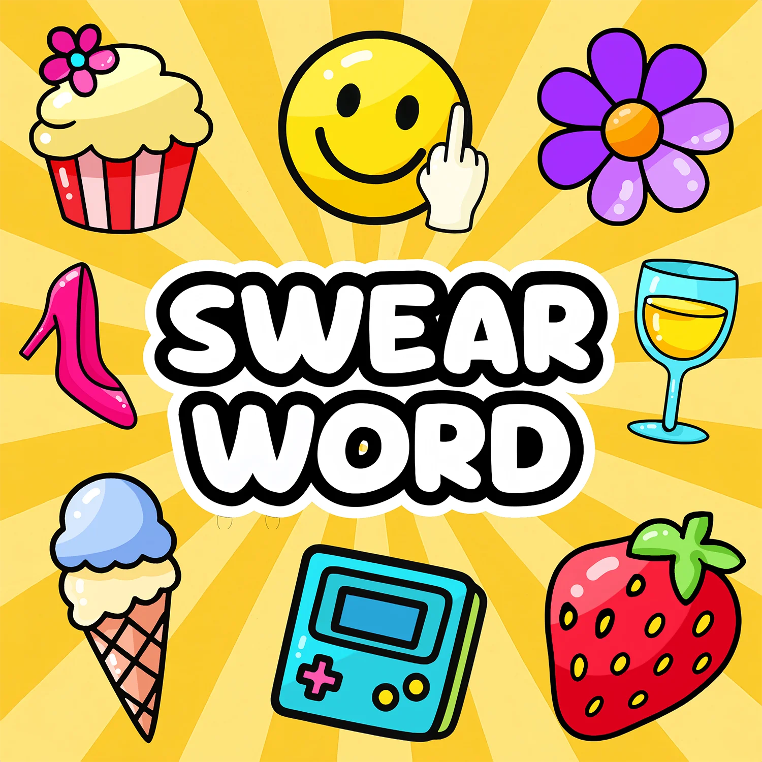 귀여운 강아지 만화 색칠 공부 책으로 아늑한 하이그 순간을 즐길 수 있는 성인 및 청소년용 SWEAR WORD 색칠 공부 책