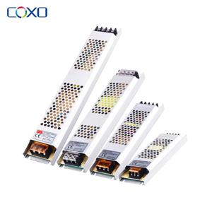 LED 스트립 조명에 대 한 울트라 얇은 LED 전원 공급 장치 DC 12V 24V 조명 변압기 100W 150W 200W AC180-260V 드라이버