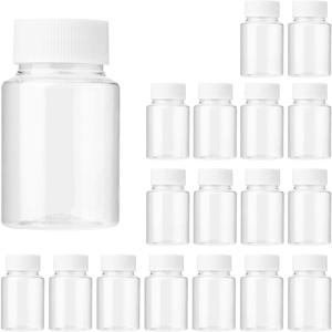 10Pcs 15ml/20ml/30ml/50ml/100ml 리필 가능 인감 병 약병 시약 저장 용기 플라스틱 스크류 캡