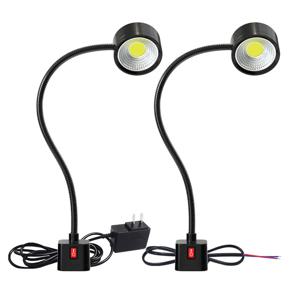 무료 배송 10W 산업용 재봉틀 LED 조명 다기능 유연한 휴대용 작업 램프 자기 워크샵