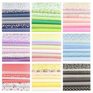 Teramila 플라워 디자인 100% 코튼 원단 텔라스 패치워크 프린트 티슈, 수제 DIY 퀼팅, 가정용 바느질 재료 천, 20x25cm