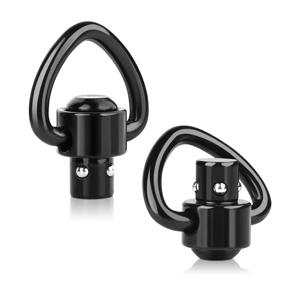 스트랩 건 슬링 회전 버클 하트 모양의 링 퀵 릴리스 스틸 볼 블랙 Qd Ak 조정 가능한 에어소프트 라이플