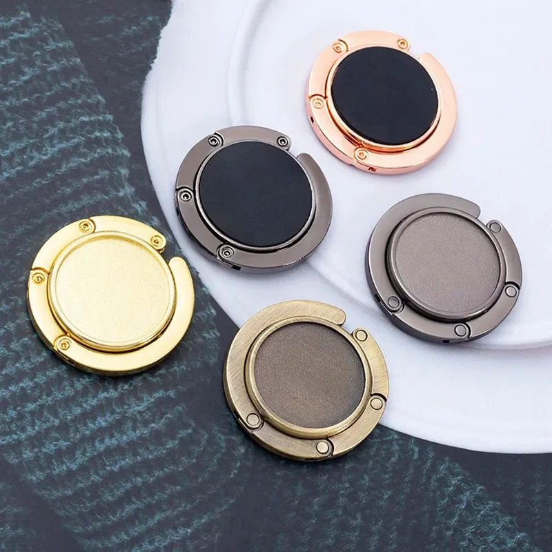 패션 가방 홀더 핸드백 걸이 접는 후크 홀더 휴대용 키 랙 테이블 후크 하드웨어 여행 야외 스토리지 옷걸이