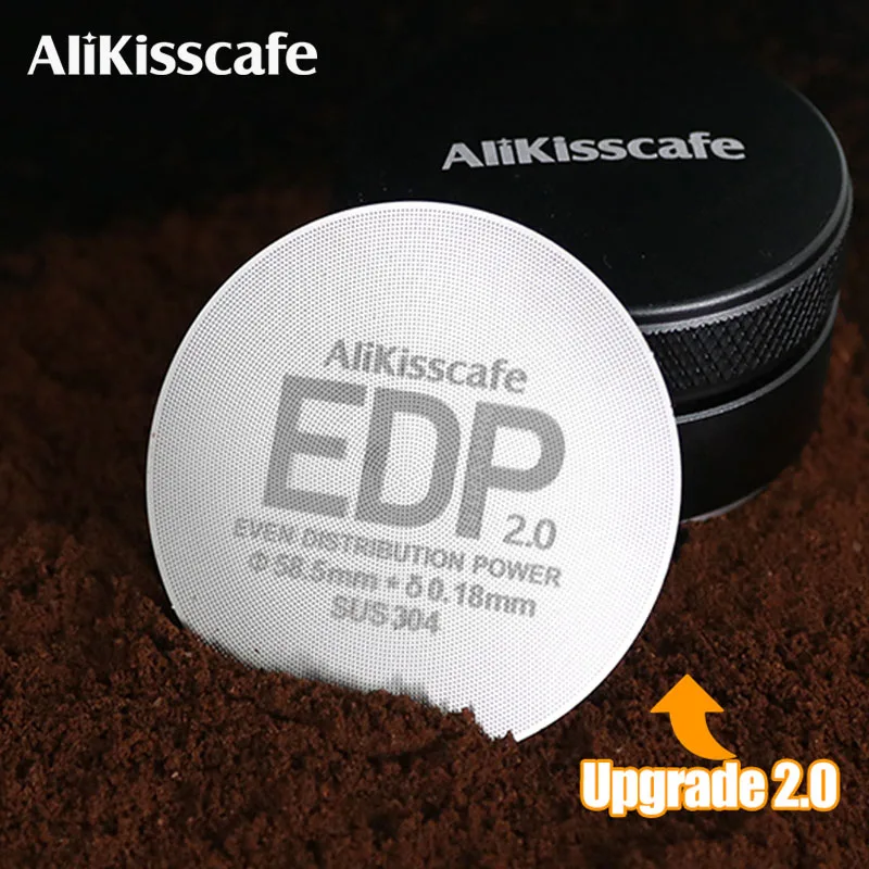 Alikisscafe 에스프레소 퍽 스크린 필터 51mm 53.5mm 58.5mm 57mm Delonghi Breville Portafilter Barista Tools 커피 액세서리
