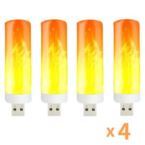 5V USB LED 불꽃 효과 전구 USB 불꽃 램프 촛불 전구 Flameless 밤 빛 깜박이는 화재 전구 홈 파티 장식