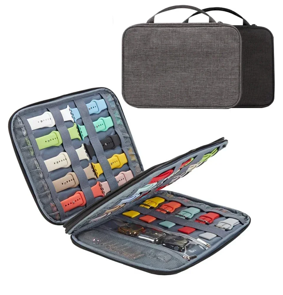 애플 워치 밴드 보관함 여행용 파우치 스트랩 박스 다기능 시계 스트랩 정리함 시계 밴드 보관 케이스