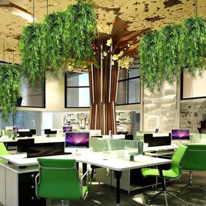 45 메쉬 뜨거운 판매 인공 플라스틱 식물 고사리 덩굴 크리스마스 화환 웨딩 아치 파티 홈 실 정원 벽 장식 DIY 선물