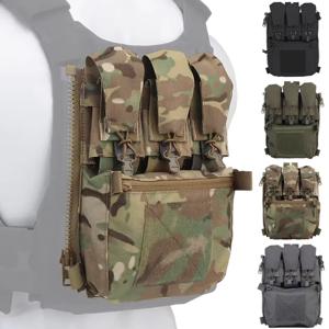 FCPC V5 플레이트 캐리어 사냥 조끼 폭행 백 패널 기어 물 저장 범용 멀티 맞춤 확장 포켓 Airsoft Gear