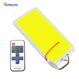 220x113mm 야외 조명 캠핑 램프 자동차 조명 diy에 대 한 조광 매트릭스 led 보드와 높은 밝은 디 밍이 가능한 100 w 12 v led cob 빛 패널