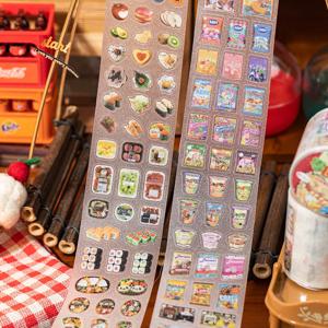 만화 쇼와 테이프 장식 접착 문구 DIY 일기 스티커 앨범 수제 저널 스크랩북 용품 마스킹 테이프