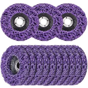 1PCS100/115/125mm 산호 디스크 폴리 스트립 디스크 앵글 그라인더 페인트 녹 제거를위한 다이아몬드 그라인딩 휠 플랩 디스크 Clean Abrasiv