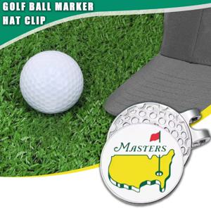 골프 모자 클립 볼 마커 자기 모자에 쉽게 부착 만화 플래그 패턴 야구 모자 클립 쥬얼리 액세서리 선물