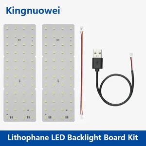 Bambu Lithophane LED 백라이트 보드 키트 USB-A ~ PH2.0 전원 공급 장치 램프 패널 라이트 보드 KC009 KC010 Bambu 용 CMYK LED