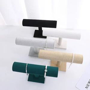 쥬얼리 체인 헤어 밴드 시계 목걸이 팔찌 디스플레이 스탠드 랙 홀더 T-바 팔찌 디스플레이 스탠드 홀더 시계 디스플레이