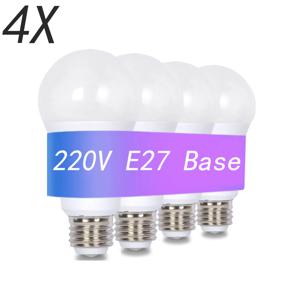 4PCS LED 전구 E27 AC220V 3W 6W 9W 12W 15W 18W 20W 실내 조명 낮은 에너지 소비 홈 에너지 절약 LED 전구