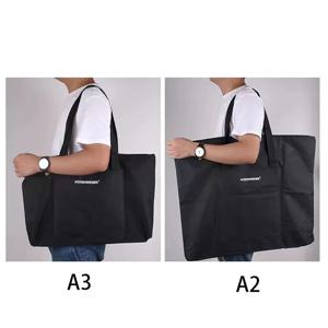 휴대용 대용량 방수 캔버스 아트 가방 A2 A3 아티스트를 위한 드로잉 폴더 - 그림 및 스케치 드로잉 캐리어