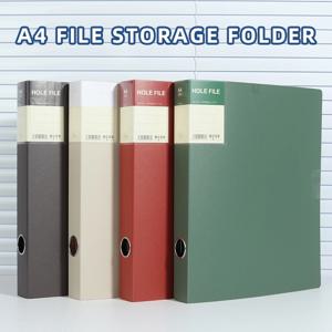 A4 4링 클리어 뷰 바인더(분리형 페이지 포함) - 100매 용량 투명 문서 정리함