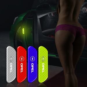 3M 접착식 자동차 도어 반사 스티커 안전 개방 경고 데칼 (오펠 인시그니아 아스트라 안타라 메리바 자피라 H G 코르사 용)