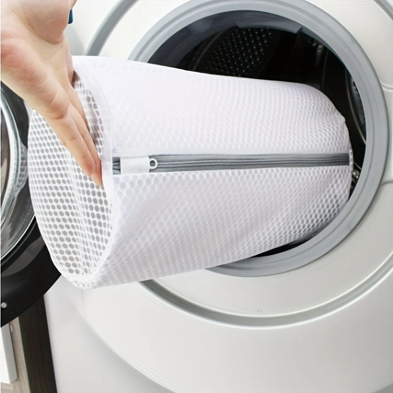 내구성이 뛰어난 메쉬 신발 청소 가방 -360 °   보호, 재사용 가능한 스포츠 신발 및 지퍼 클로저가 있는 스포츠 신발 세탁 가방