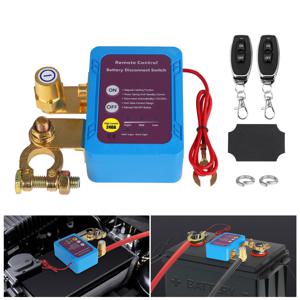 12V/24V 240A 무선 듀얼 리모컨 배터리 차단 릴레이 마스터 킬 컷오프 스위치 (자동차, 트럭, 보트, 트레일러, RV, ATV용)