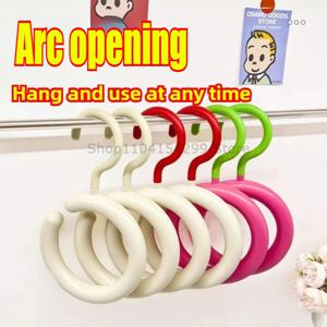 모자 보관 옷걸이 보이지 않는 고급 다기능 후크 가정용 신제품 2025 플라스틱 코트 행거 북유럽 스타일 성인 옷장