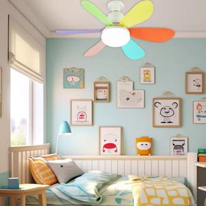밝기 조절 가능한 천장 선풍기 조명, 모던 천장 마운트 리모컨, 스마트 E27 LED 천장 선풍기, 색상 온도