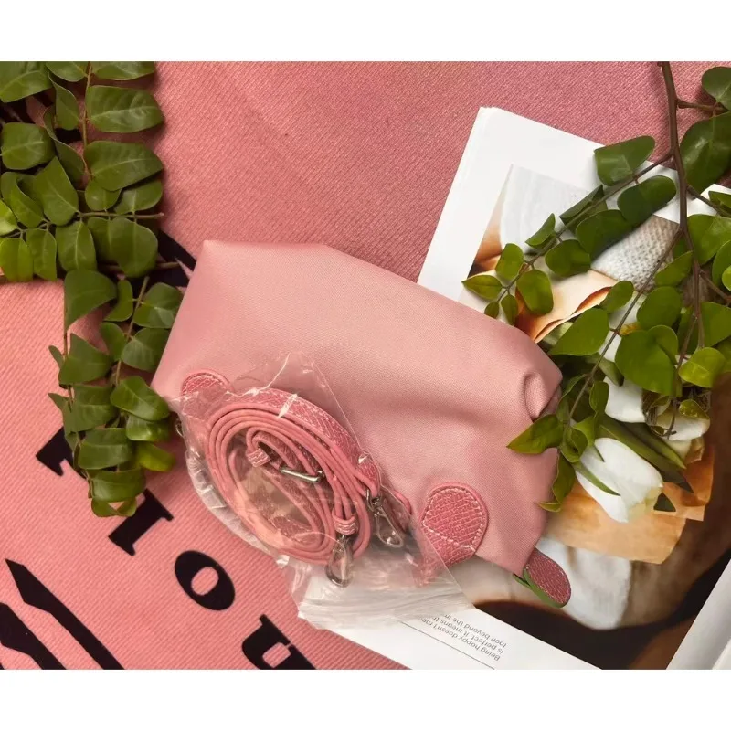 구멍 없는 핸드헬드 크로스백, 클래식 레트로 백, 여성용 가방, 숄더백, 나일론 미니백