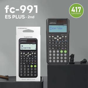 과학용 계산기 수학용 계산기 417가지 기능 10+2자리 디스플레이 이중 전원 공급 교사 및 학생에게 이상적
