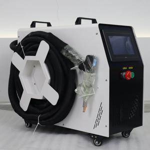 공랭식 휴대용 레이저 용접 청소 절단기 800W 1500W 1200W 3in1 용접기 금속 녹 제거 BWT 2in1 클리너