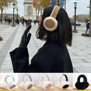 겨울용 플러시 귀마개, 여아용 귀덮개, 귀 보호대, 여아를 위한 따뜻하게 지내기 위한 귀여운 귀마개