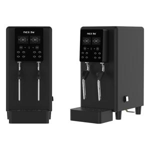 더블 헤드 자동 우유 스티머 거품기 물 보일러 가정용 호텔 음식점 차 커피 우유 가게용