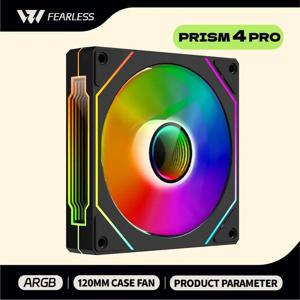 Prism 4 PRO ARGB 팬 PC 120mm 컴퓨터 케이스 팬 4핀 CPU 냉각 팬 3핀5v RGB